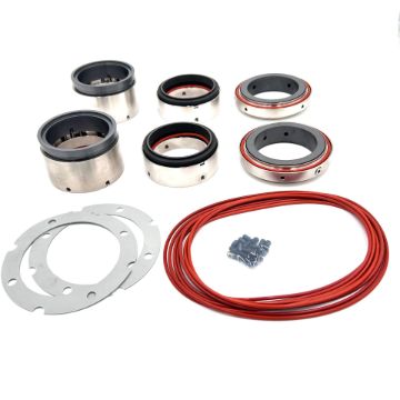 Picture of Waukesha 323 Dbl Mech. Seal and O-Ring Kit w/Floating Seat and 17-4 set screws- SiC/SiC/CBN-Silicone