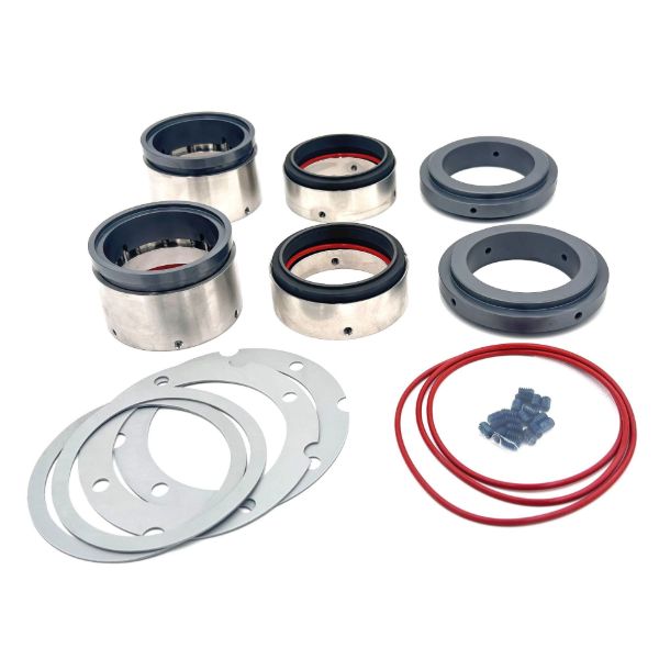Picture of Waukesha 320 Double Mechanical Seal (pump set)and O-Ring Kit w/17-4 Set Screw - SiC/SiC/CBN/Silicone